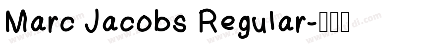 Marc Jacobs Regular字体转换
